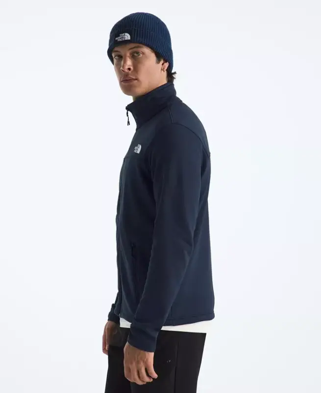 Men's Cedar Trail Grid Fleece Full Zip Jacket - Summit Navy - 3