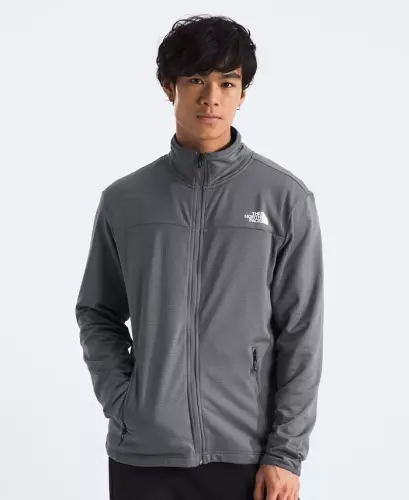 Men's Cedar Trail Grid Fleece Full Zip Jacket - Summit Navy - 7