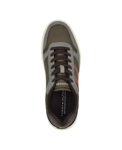 Men's Cetus Casual Lace Up Sneakers-Grey/Ivory Green Multi - 3