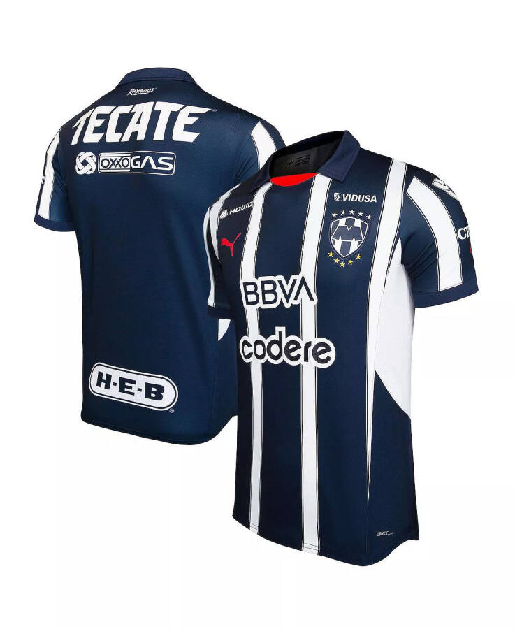 Men's CF Monterrey 2024/25 Home Replica Jersey Navy - 1