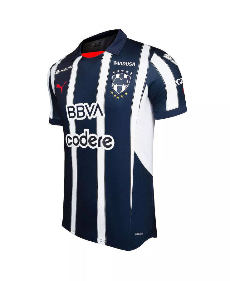 Men's CF Monterrey 2024/25 Home Replica Jersey Navy - 3