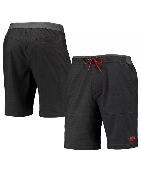 Men's Charcoal Arkansas Razorbacks Twisted Creek Omni-Shield Shorts Charcoal - 2