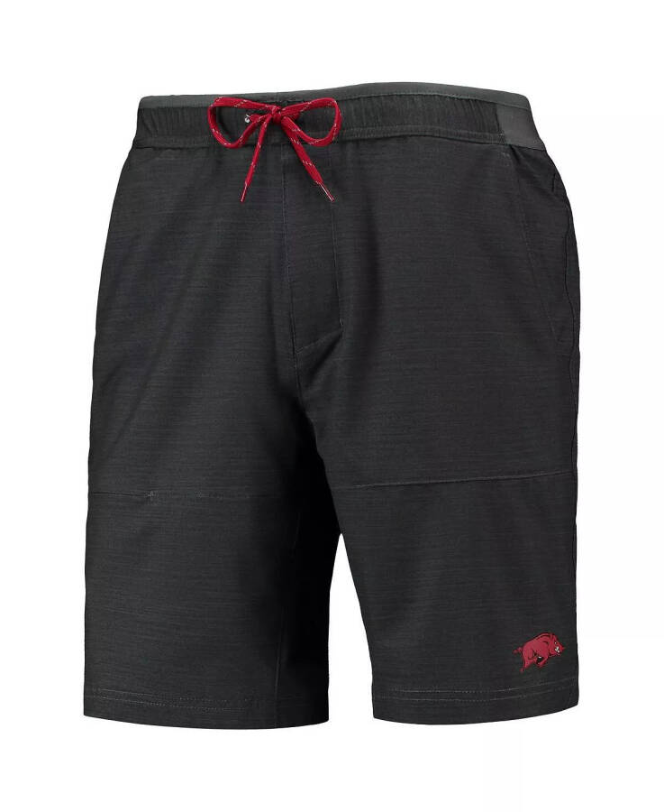 Men's Charcoal Arkansas Razorbacks Twisted Creek Omni-Shield Shorts Charcoal - 3