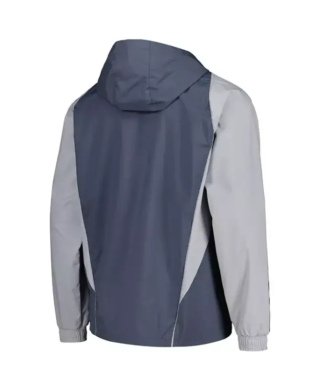 Men's Charcoal Austin FC All-Weather Raglan Hoodie Full-Zip Jacket-Charcoal - 3
