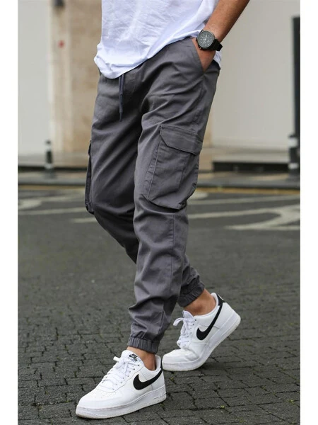 Men's Charcoal Cargo Pocket Pants 5447 - LC WAIKIKI