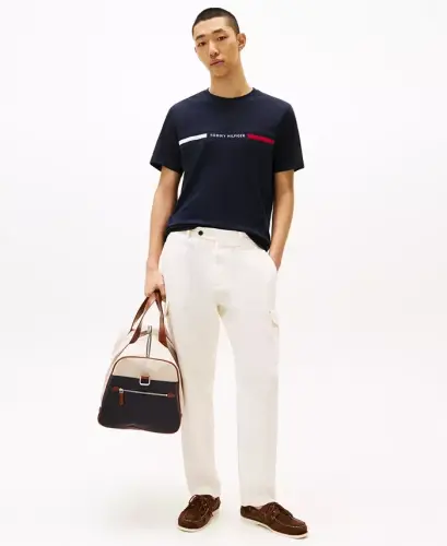 Men's Chest Insert Logo Short Sleeve T-Shirt - TOMMY HILFIGER (1)