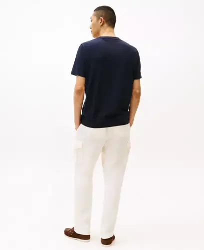 Men's Chest Insert Logo Short Sleeve T-Shirt - 4