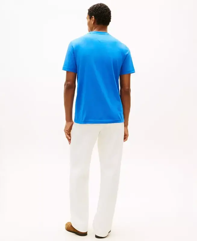 Men's Chest Insert Logo Short-Sleeve T-Shirt - Blue Orbit - 4