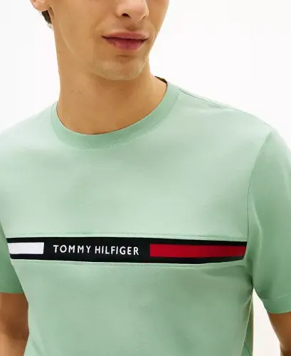 Men's Chest Insert Logo Short-Sleeve T-Shirt - Crushed Mint - 3