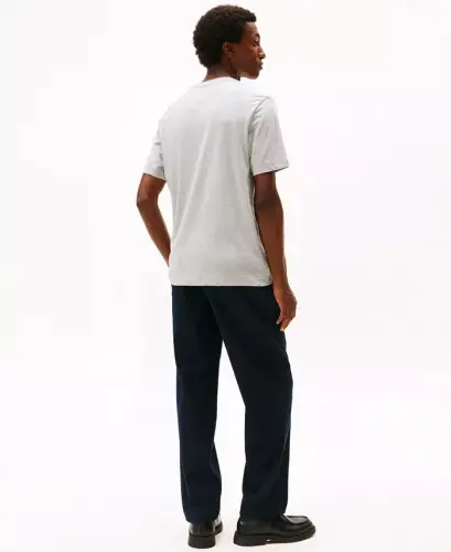 Men's Chest Insert Logo Short-Sleeve T-Shirt - Light Gray Heather - 4