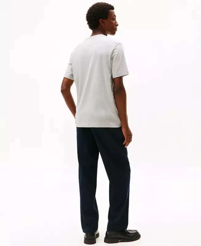 Men's Chest Insert Logo Short-Sleeve T-Shirt - Light Gray Heather - 4