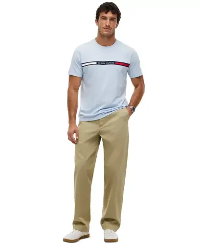 Men's Chest Insert Logo T-Shirt - Sky Blue - TOMMY HILFIGER (1)