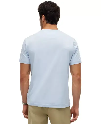 Men's Chest Insert Logo T-Shirt - Sky Blue - 4