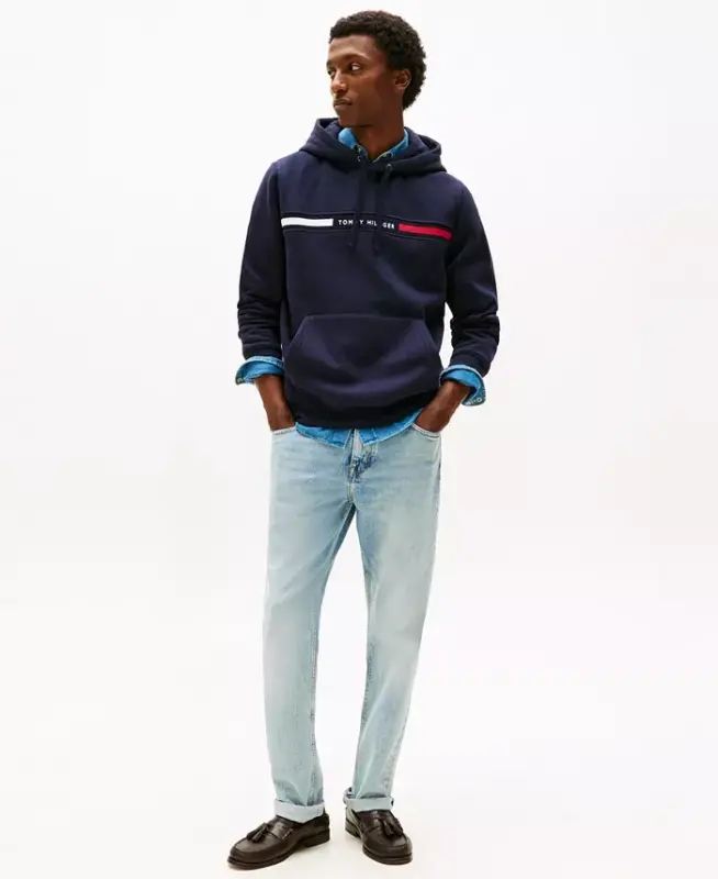 Men's Chest Logo Hoodie - Desert Sky - 4