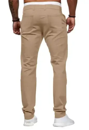 Mens Chinos Slim Fit Stretch Flat-Front Skinny Dress Pants - 5