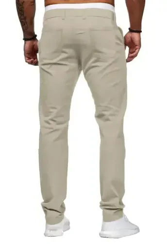 Mens Chinos Slim Fit Stretch Flat-Front Skinny Dress Pants - 6