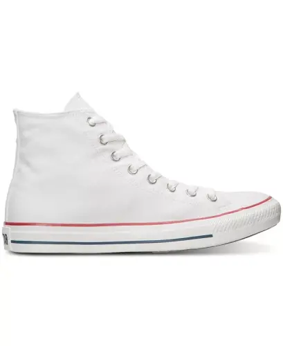 Men's Chuck Taylor Hi Top Casual Sneakers from Finish Line - Optical White - CONVERSE (1)