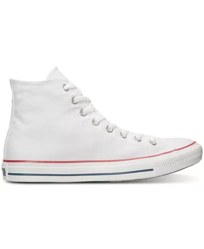 Men's Chuck Taylor Hi Top Casual Sneakers from Finish Line - Optical White - 2