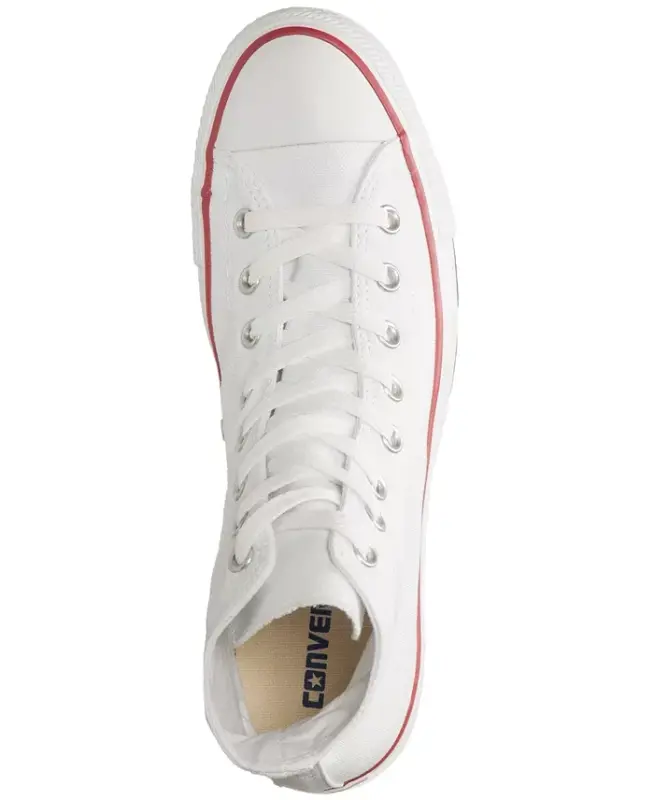Men's Chuck Taylor Hi Top Casual Sneakers from Finish Line - Optical White - 4
