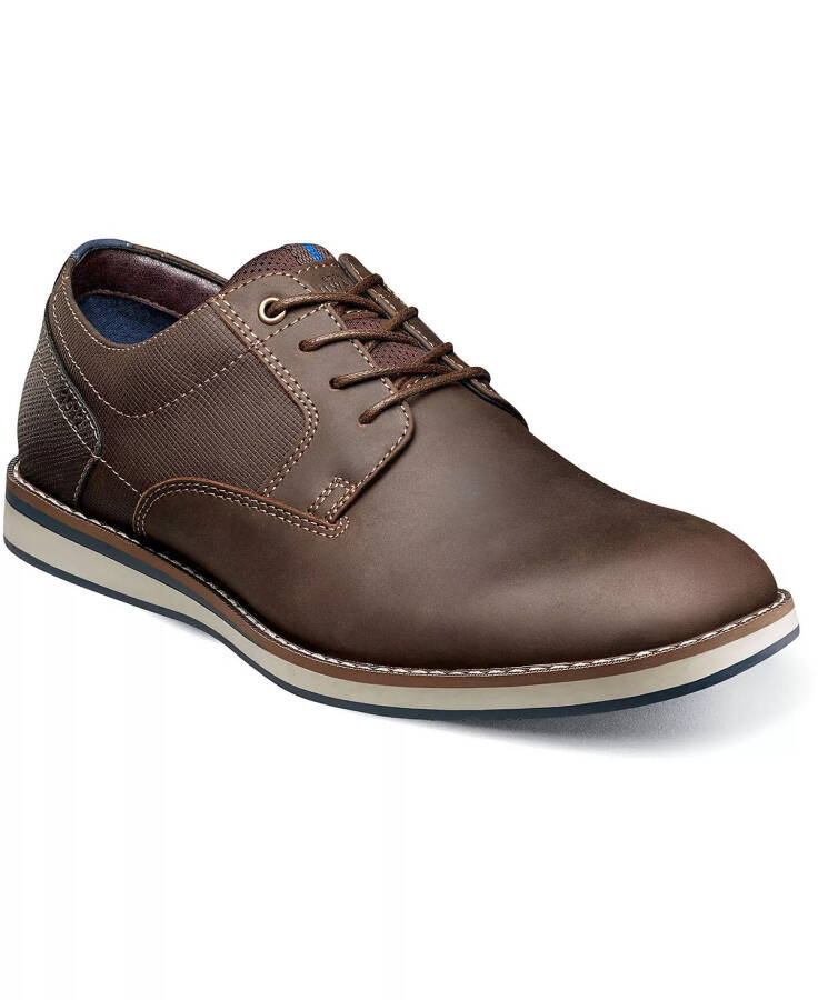 Men's Circuit Plain Toe Lace-Up Oxford Brown Multi - 1