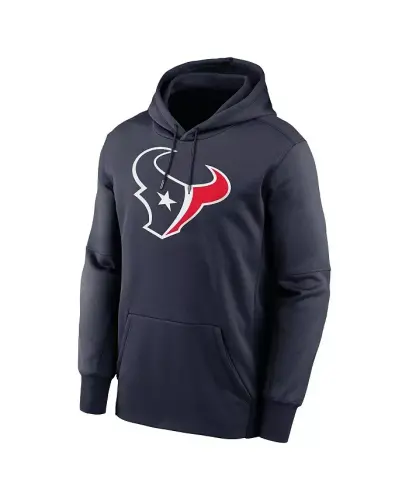 Men's C.J. Stroud Navy Houston Texans Player Name Number Performance PulloverHoodie - 2