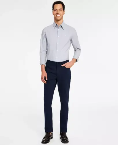 Men's CK Move 365 Slim-Fit Performance Stretch Pants - CALVIN KLEIN (1)
