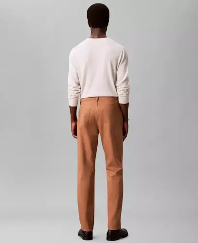 Men's Ck Move 365 Slim-Fit Performance Stretch Pants - Light Caramel Brown - 5