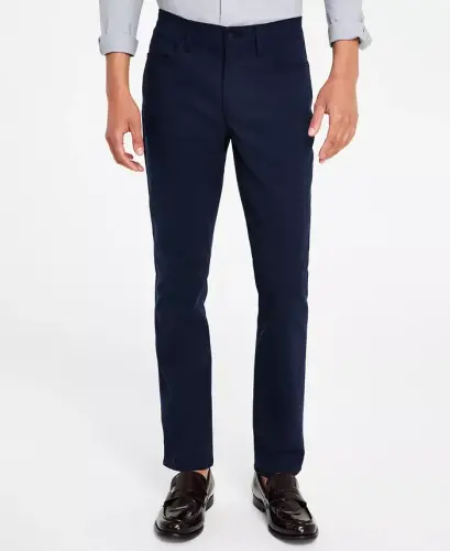 Men's CK Move 365 Slim-Fit Performance Stretch Pants 