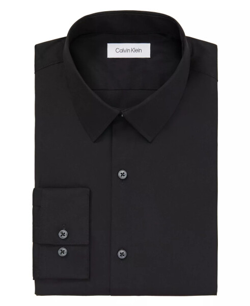 Men's CK X Extra-Slim Stretch Dress Shirt Black - 3