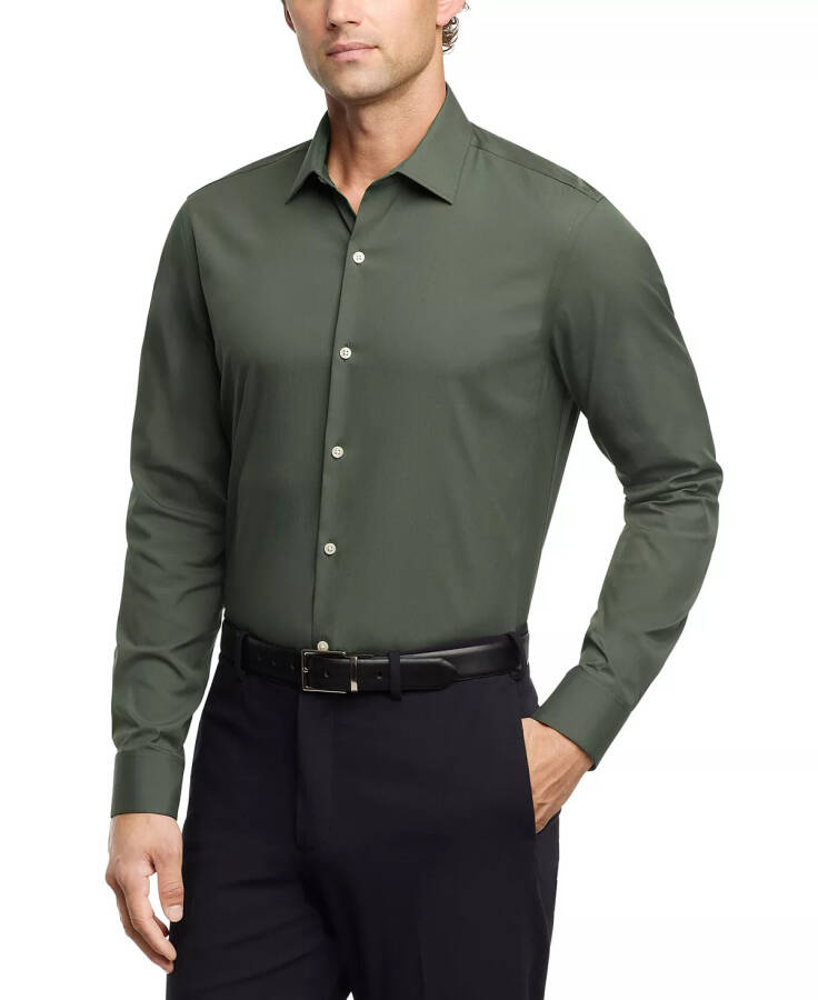 Men's CK X Extra-Slim Stretch Dress Shirt Hunter - 19