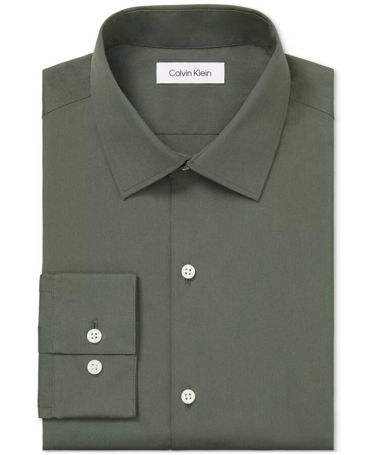 Men's CK X Extra-Slim Stretch Dress Shirt Hunter - 4