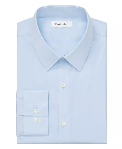 Men's CK X Extra-Slim Stretch Dress Shirt Light Blue - 3