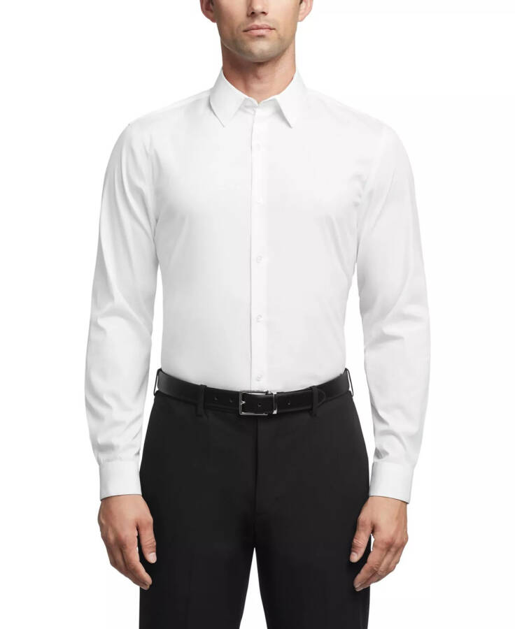 Men's CK X Extra-Slim Stretch Dress Shirt White - 1