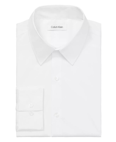 Men's CK X Extra-Slim Stretch Dress Shirt White - 3