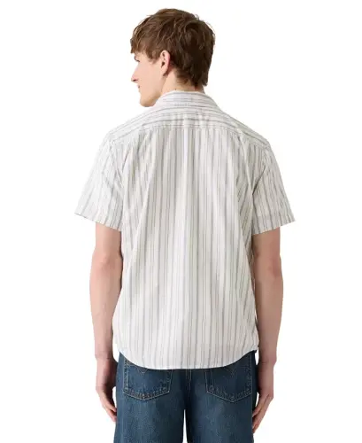 Men's Classic Regular-Fit Shirt - Garrett Stripe Egret - 3