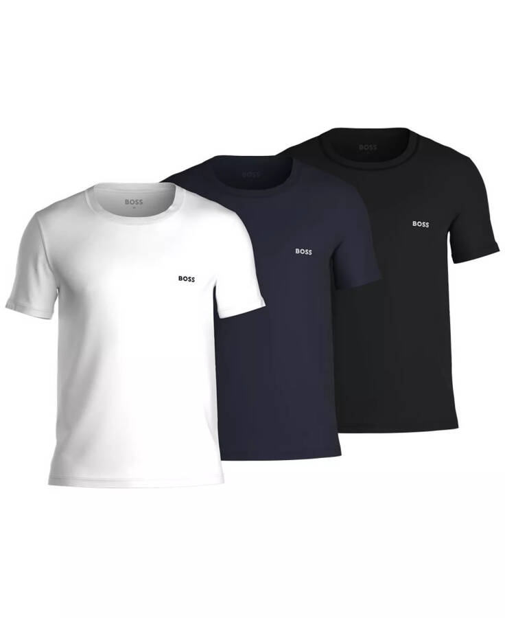 Men's Classic 3-Pk. Logo-Print Cotton T-Shirts Open - 1