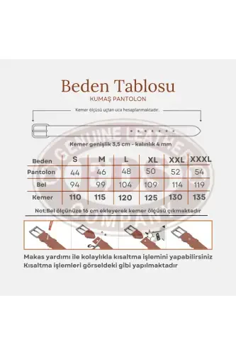 Men's Classic Belt 2-Pack-Tan - 6