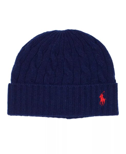 Men's Classic Cable Beanie Newport Navy - 1