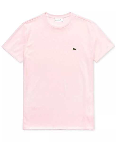 Men's Classic Crew Neck Soft Pima Cotton T-Shirt Light Pink - 1