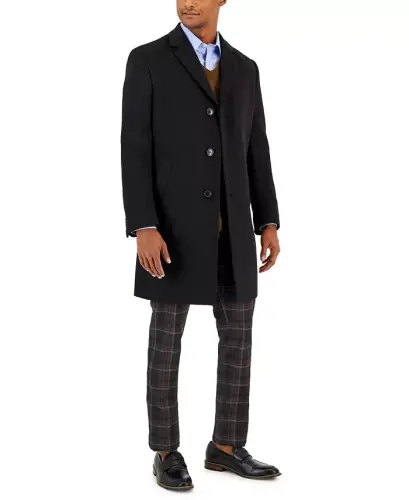 Men's Classic-Fit Camber Wool Overcoat 
