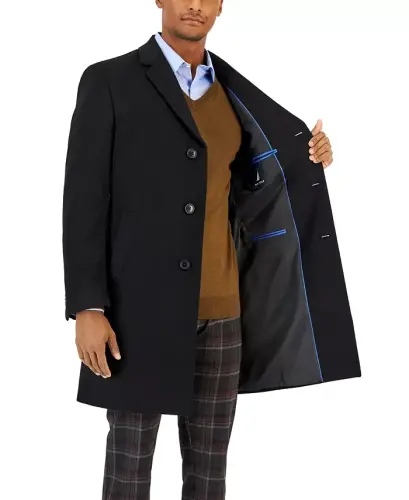 Men's Classic-Fit Camber Wool Overcoat - 4