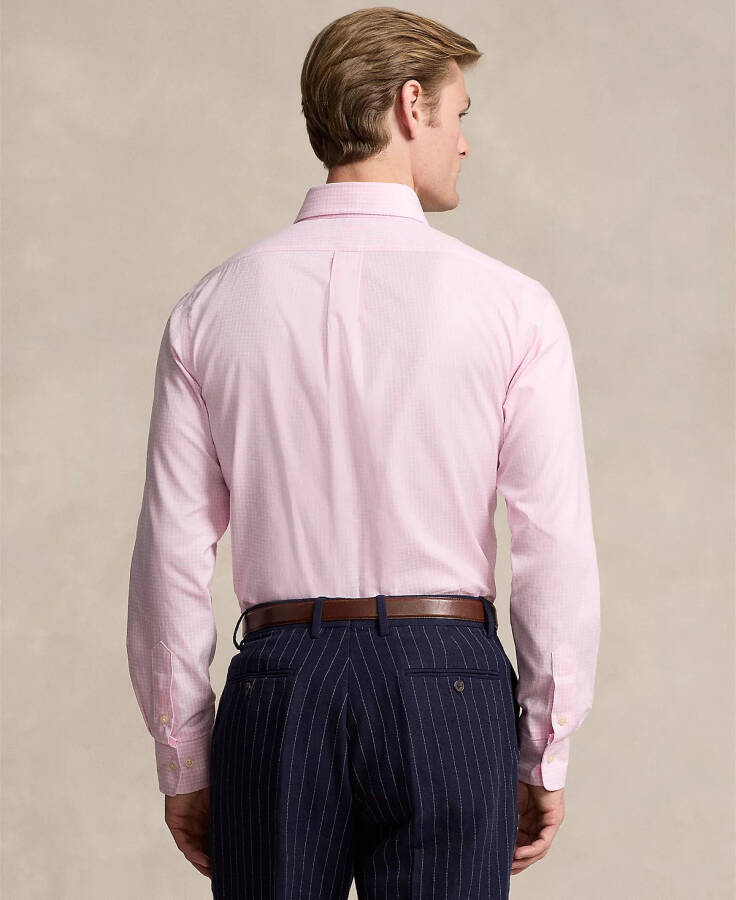 Men's Classic-Fit Check Dobby Shirt Pink/white - 2