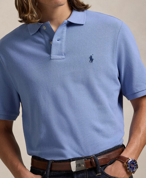 Men's Classic-Fit Cotton Polo Shirt Campus Blue - 3