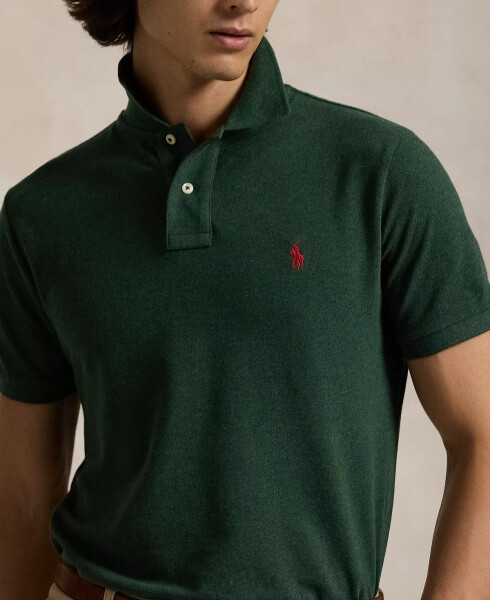 Men's Classic-Fit Cotton Polo Shirt Drk Grn Ht - 3