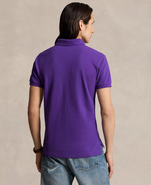 Men's Classic-Fit Cotton Polo Shirt Purple - 2