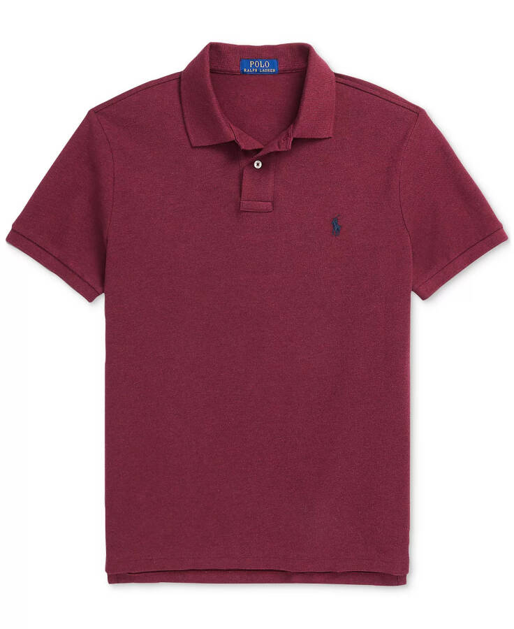 Men's Classic-Fit Cotton Polo Shirt Red - 5