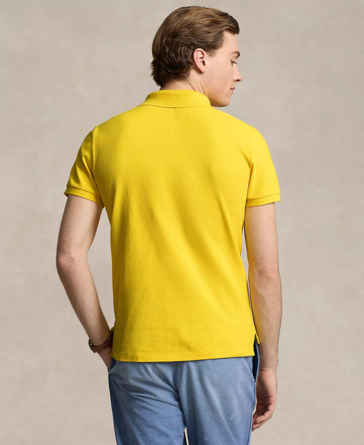 Men's Classic-Fit Cotton Polo Shirt Yellow - 2