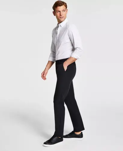 Men's Classic Fit Cotton Stretch Performance Pants - 1