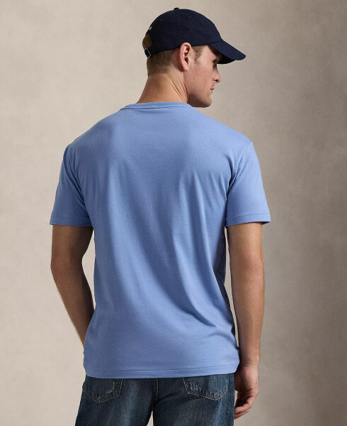 Men's Classic Fit Crew Neck Pocket T-Shirt Blue - 2