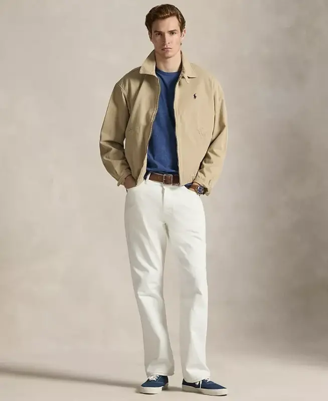 Men's Classic Fit Crew Neck Pocket T-Shirt-Derby Blue Heather - 2